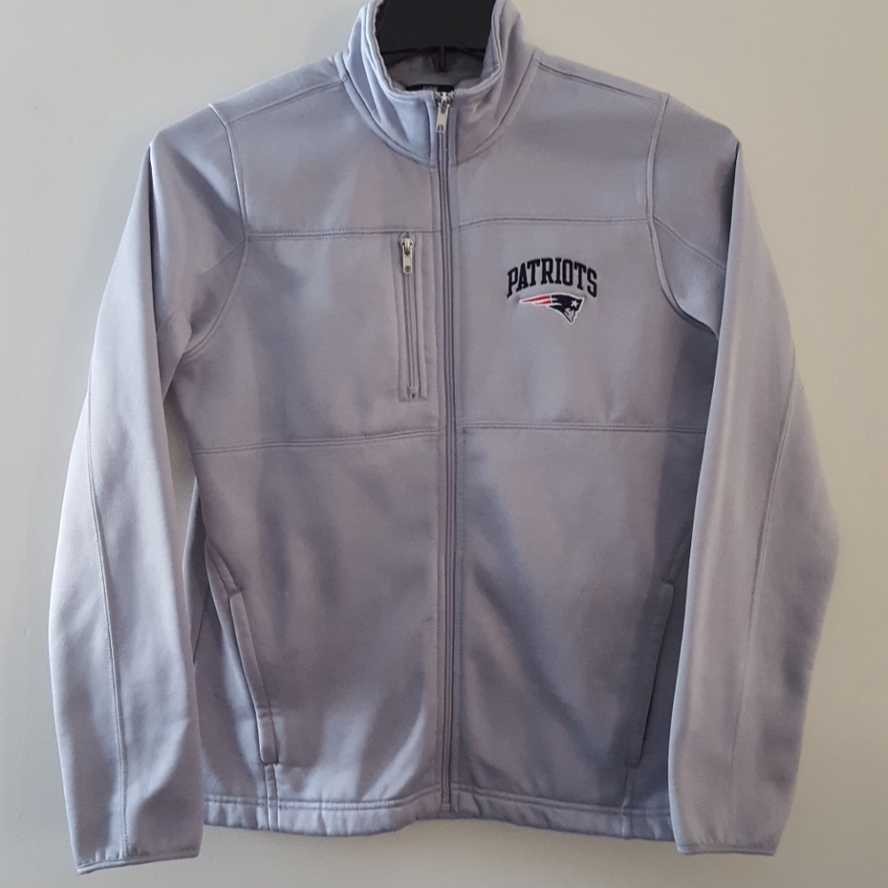 Youth L New England Patriots NFL Full Zip Sweatshirt/Jacket
